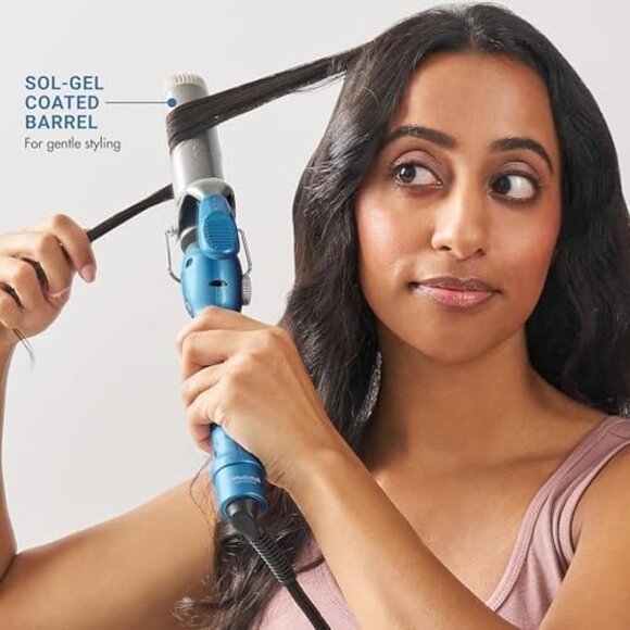 BaBylissPRO Nano Titanium 1 1/2" Spring Curling Iron BNT150S Hair Wand Tool New - Picture 2 of 11